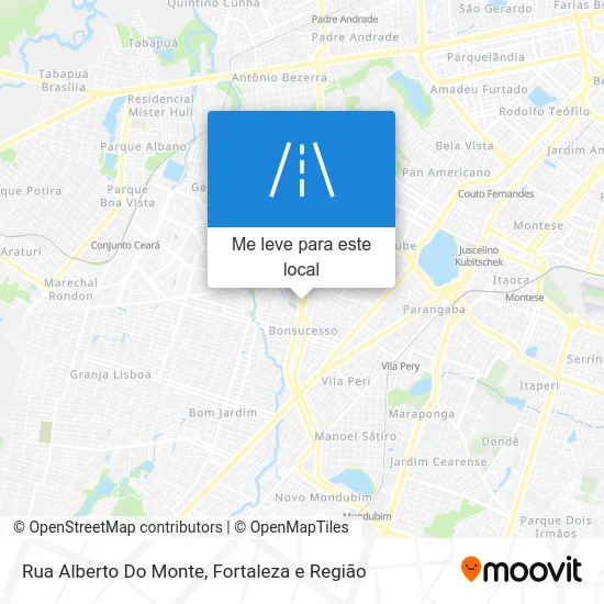 Rua Alberto Do Monte mapa
