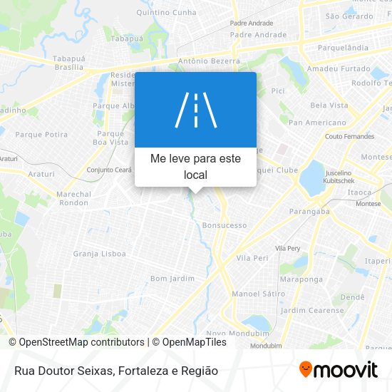 Rua Doutor Seixas mapa