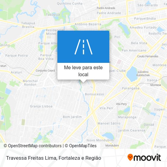 Travessa Freitas Lima mapa