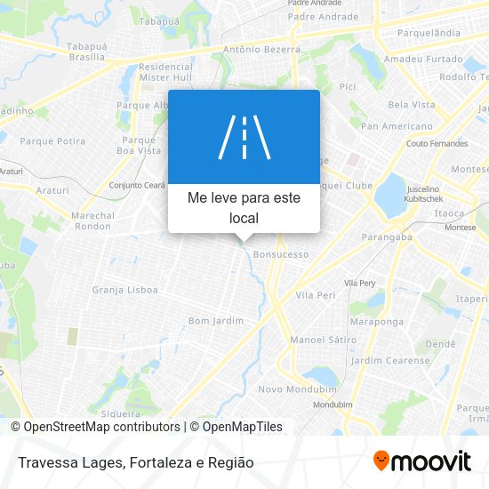 Travessa Lages mapa