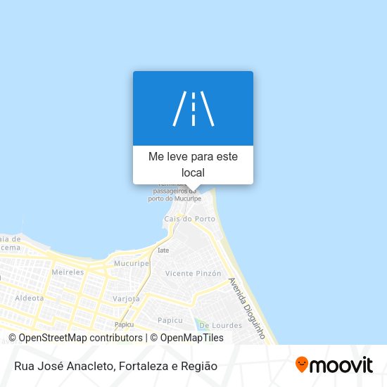 Rua José Anacleto mapa