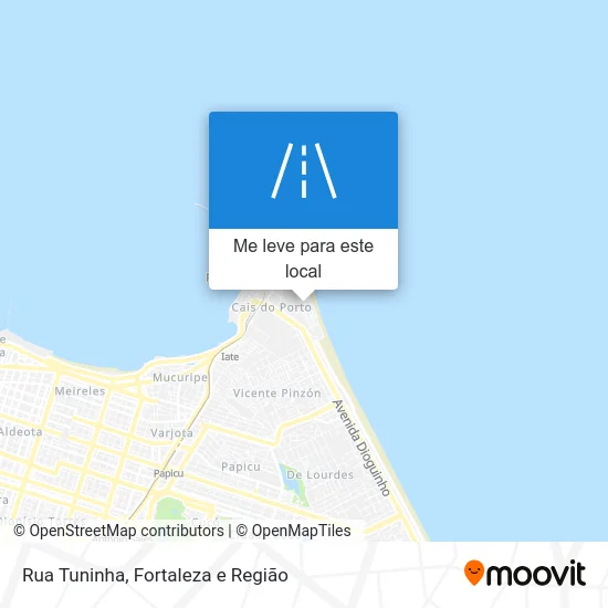Rua Tuninha mapa