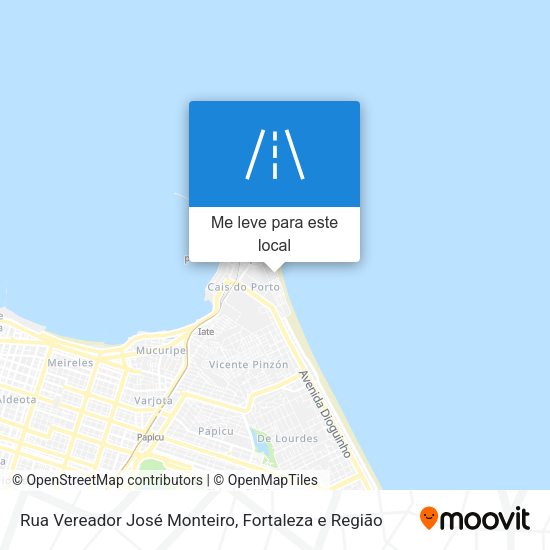Rua Vereador José Monteiro mapa