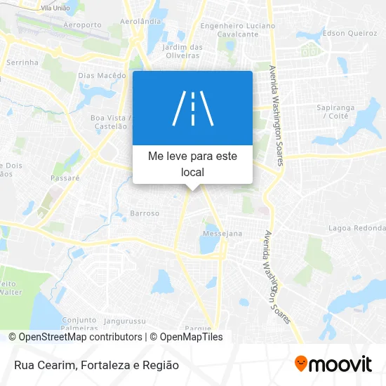 Rua Cearim mapa