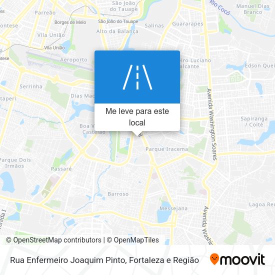 Rua Enfermeiro Joaquim Pinto mapa