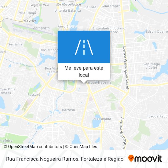 Rua Francisca Nogueira Ramos mapa