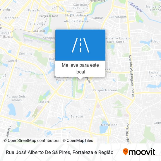 Rua José Alberto De Sá Pires mapa