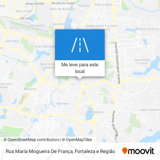 Rua Maria Mogueira De França mapa