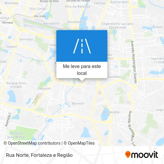 Rua Norte mapa