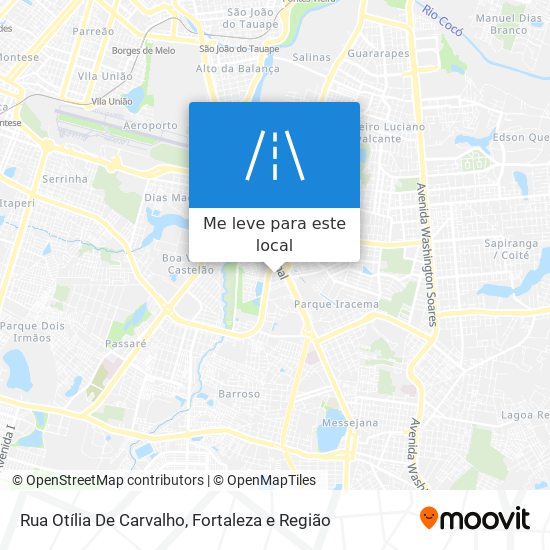 Rua Otília De Carvalho mapa