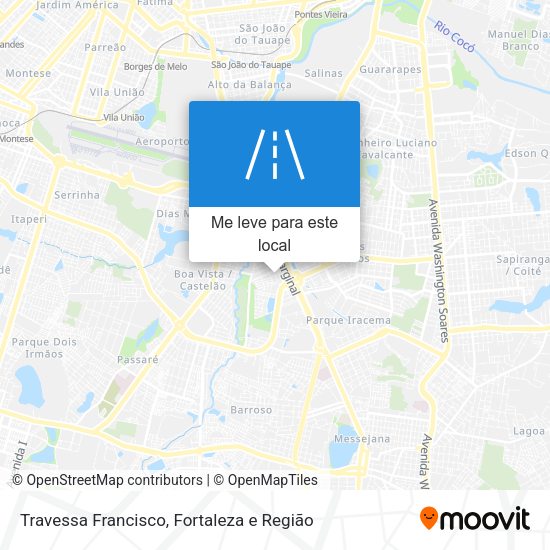 Travessa Francisco mapa