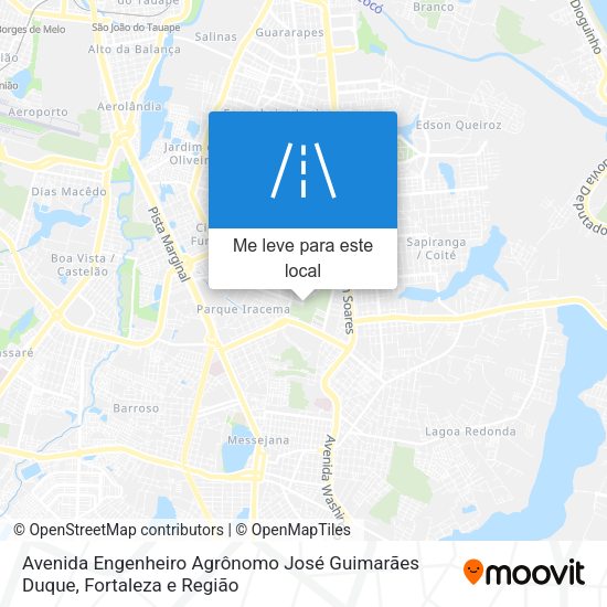 Avenida Engenheiro Agrônomo José Guimarães Duque mapa