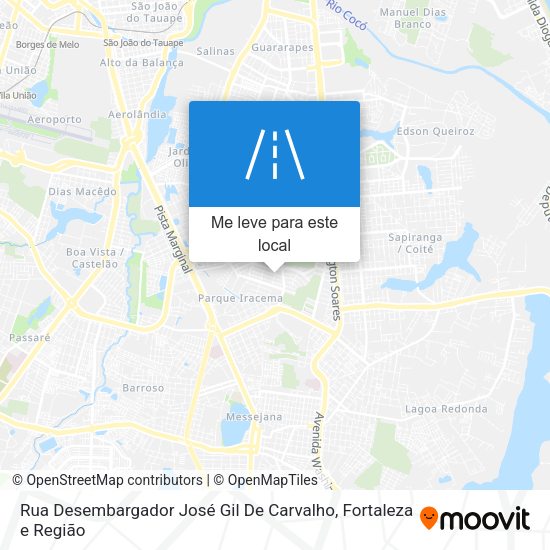 Rua Desembargador José Gil De Carvalho mapa
