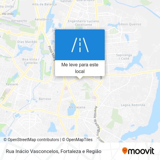 Rua Inácio Vasconcelos mapa