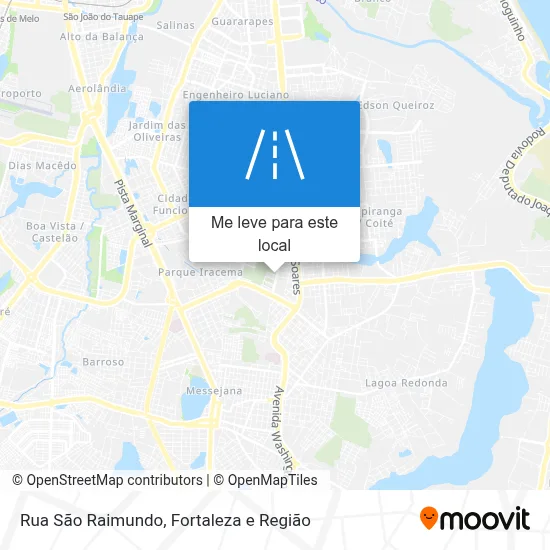 Rua São Raimundo mapa