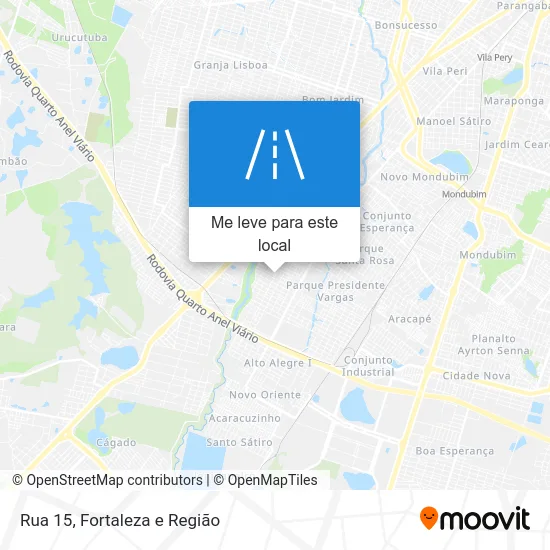 Rua 15 mapa