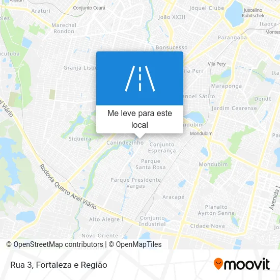 Rua 3 mapa