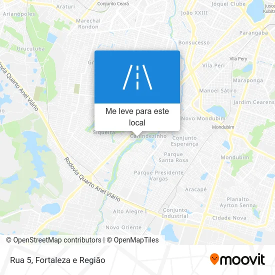 Rua 5 mapa
