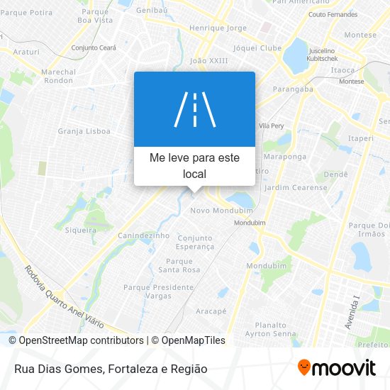 Rua Dias Gomes mapa