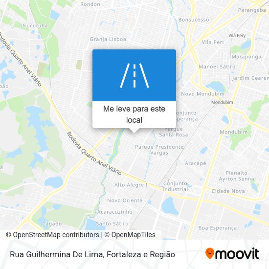 Rua Guilhermina De Lima mapa