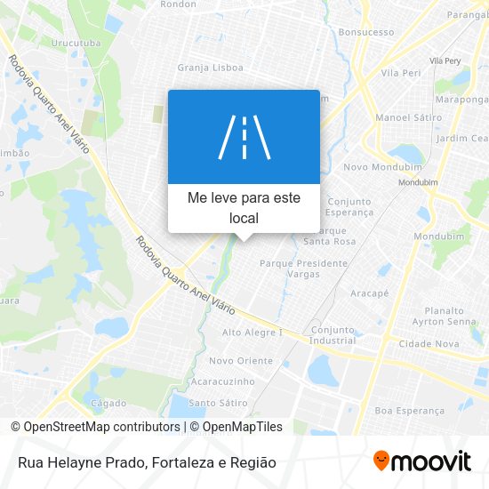 Rua Helayne Prado mapa