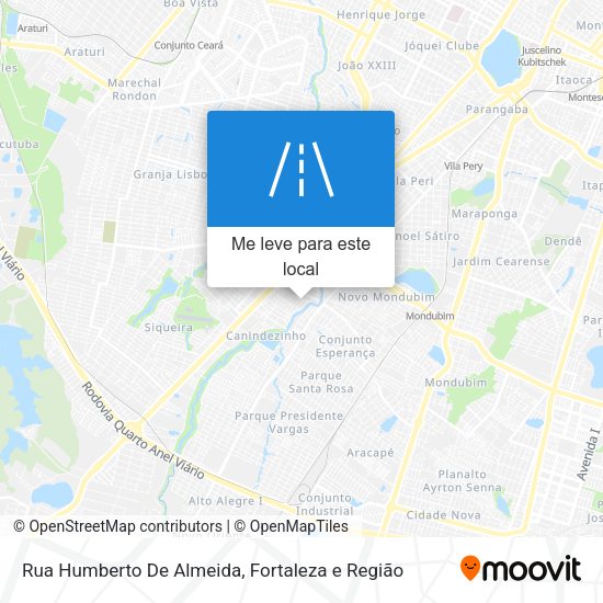 Rua Humberto De Almeida mapa