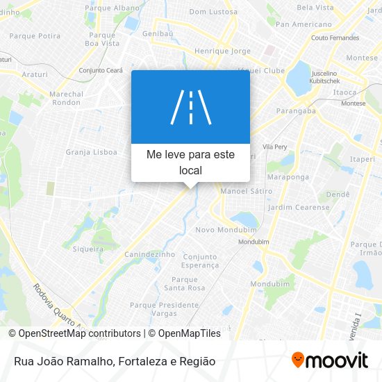Rua João Ramalho mapa