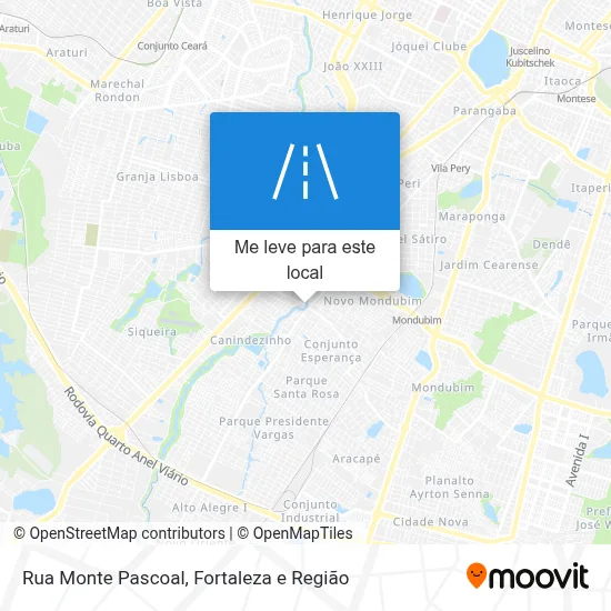 Rua Monte Pascoal mapa