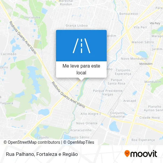 Rua Palhano mapa