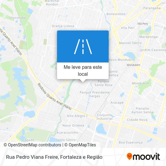 Rua Pedro Viana Freire mapa