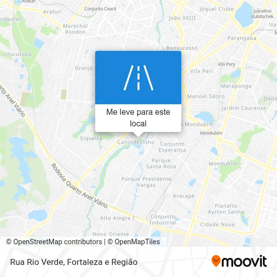 Rua Rio Verde mapa