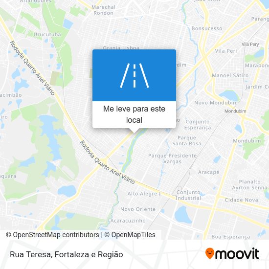 Rua Teresa mapa