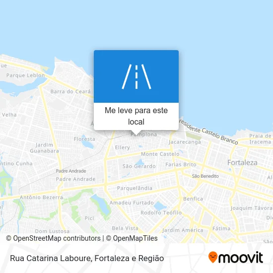 Rua Catarina Laboure mapa