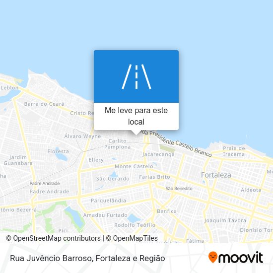 Rua Juvêncio Barroso mapa