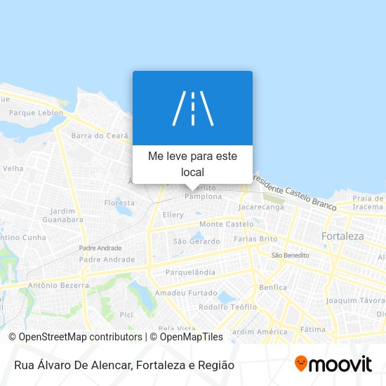 Rua Álvaro De Alencar mapa