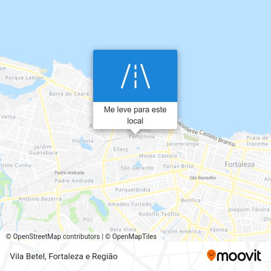 Vila Betel mapa
