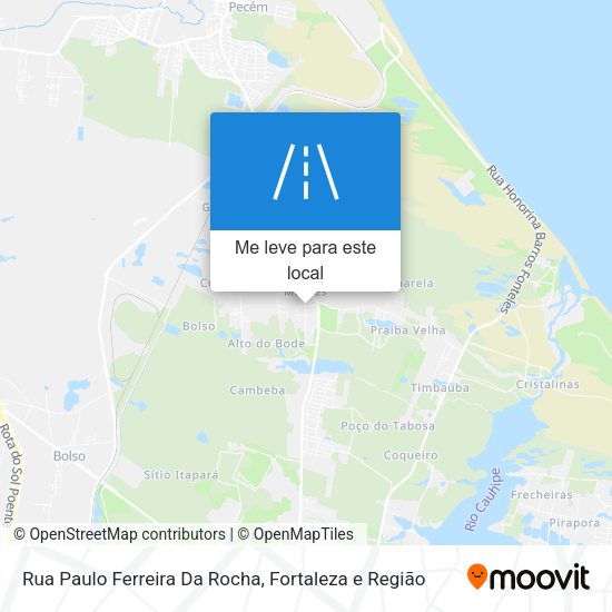 Rua Paulo Ferreira Da Rocha mapa