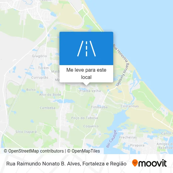 Rua Raimundo Nonato B. Alves mapa