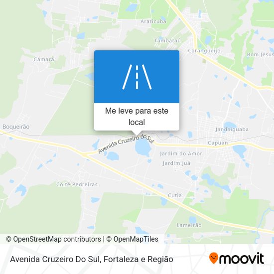 Avenida Cruzeiro Do Sul mapa