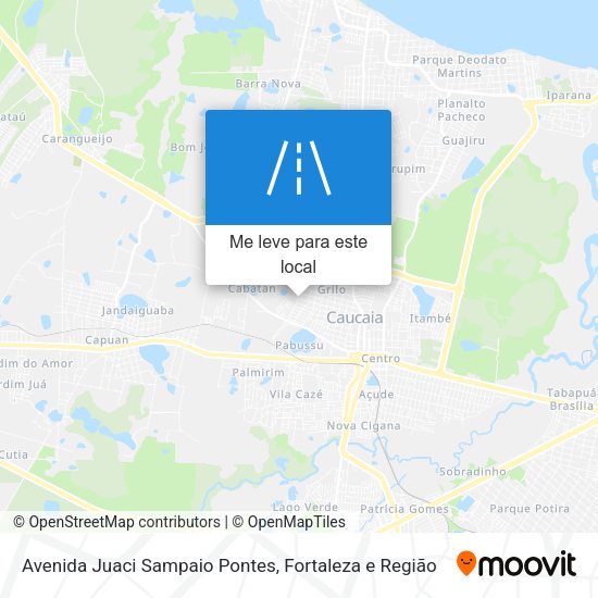 Avenida Juaci Sampaio Pontes mapa