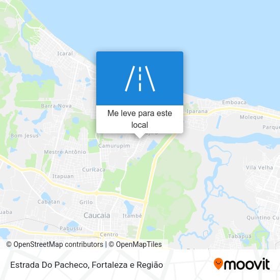 Estrada Do Pacheco mapa