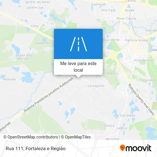 Rua 111 mapa