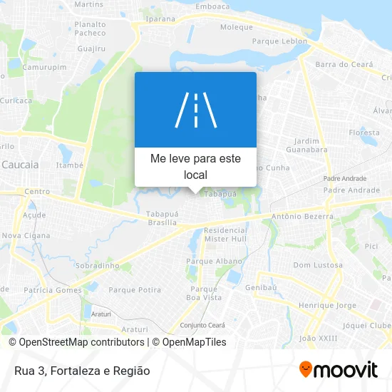 Rua 3 mapa