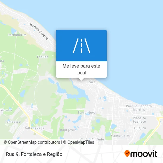 Rua 9 mapa