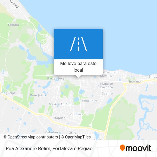 Rua Alexandre Rolim mapa