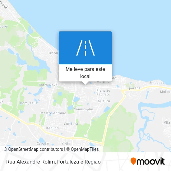 Rua Alexandre Rolim mapa