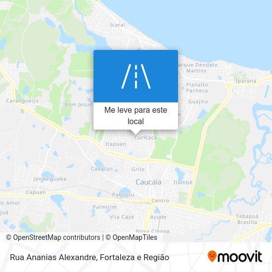 Rua Ananias Alexandre mapa