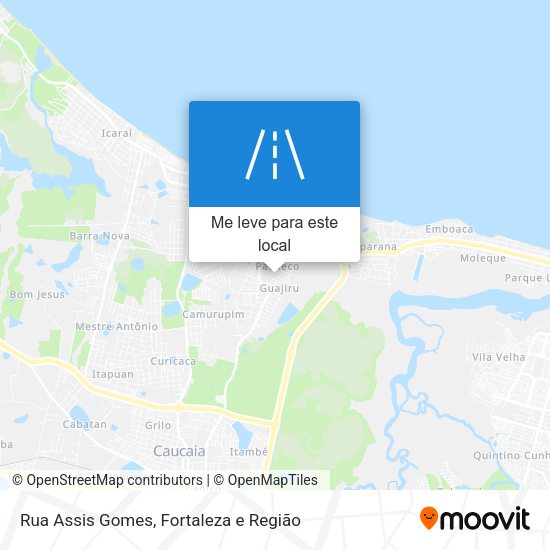 Rua Assis Gomes mapa