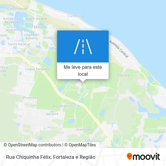 Rua Chiquinha Félix mapa