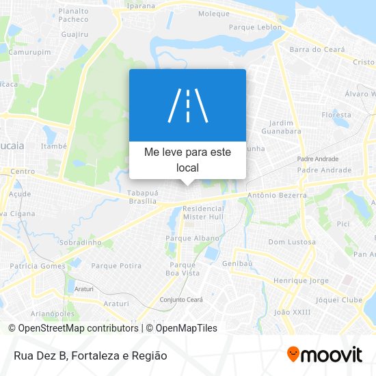 Rua Dez B mapa
